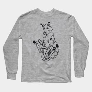 A Levity of Animals: A Good Dane Long Sleeve T-Shirt